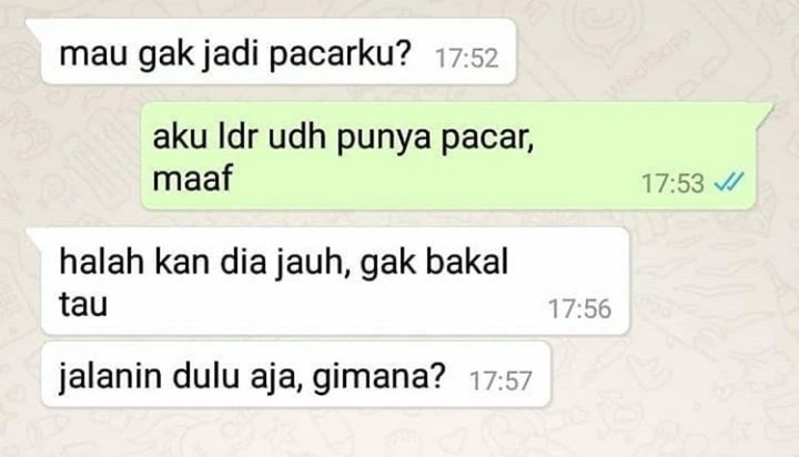 10 Chat lucu cara cowok nembak gebetan ini nggak romantis sama sekali