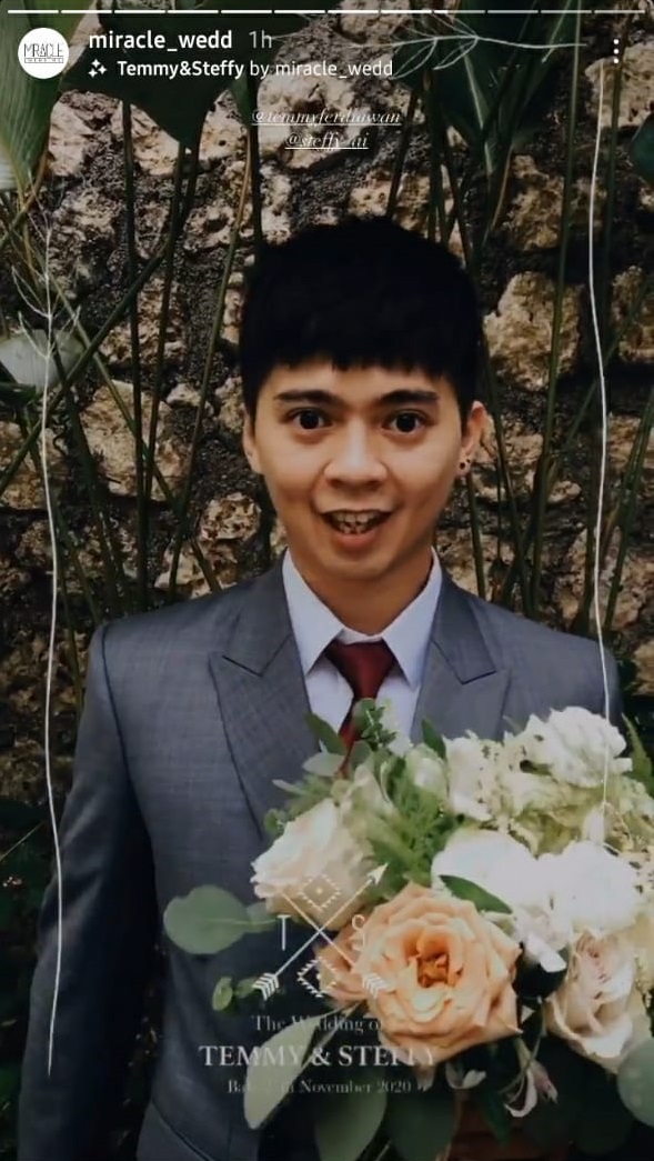 Sempat tertunda, ini 10 momen pernikahan Steffy eks Cherrybelle