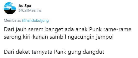 10 Cuitan lucu salah lihat anak punk dari jauh ini receh tapi kocak