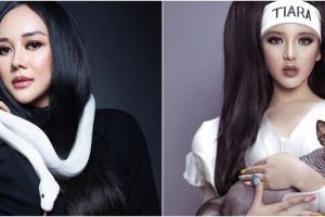 Gaya 10 seleb pemotretan dengan hewan, dari kambing hingga buaya