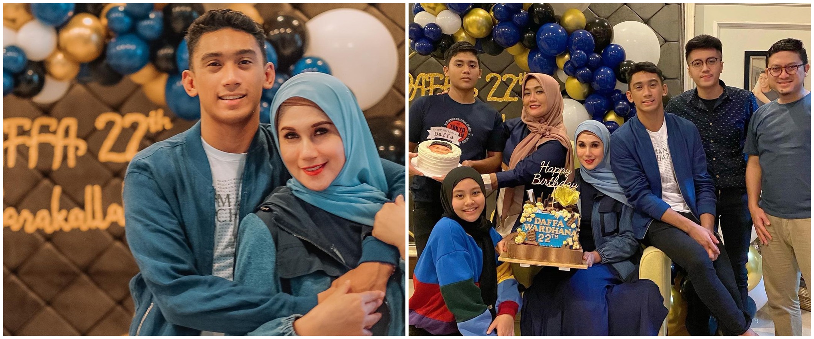 10 Momen perayaan ultah Daffa Wardhana, dirayakan bersama keluarga