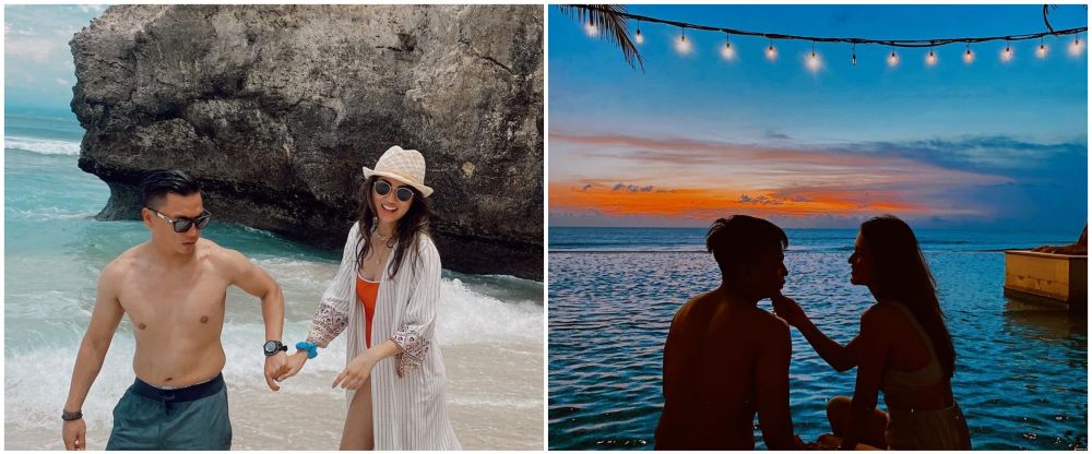Momen mini honeymoon 7 pasangan seleb usai menikah