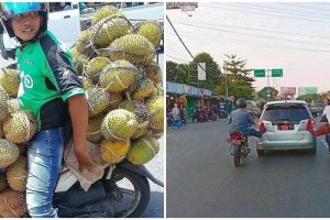 10 Aksi greget pengendara motor ini lucunya nggak ada lawan