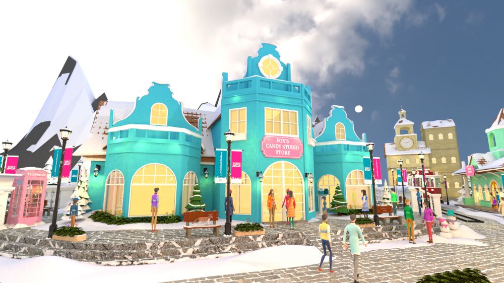 4 Fakta studio permen virtual yang didesain ala musim dingin 