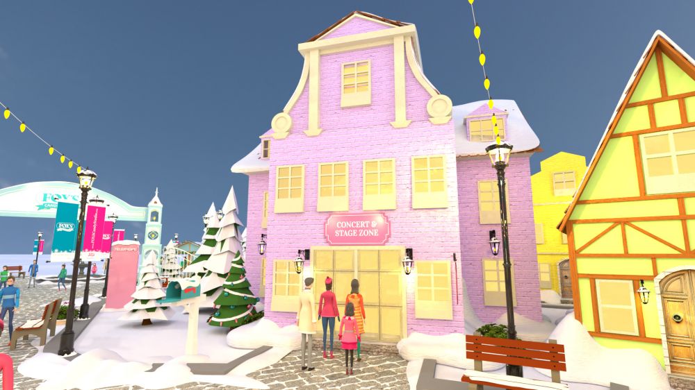 4 Fakta studio permen virtual yang didesain ala musim dingin 