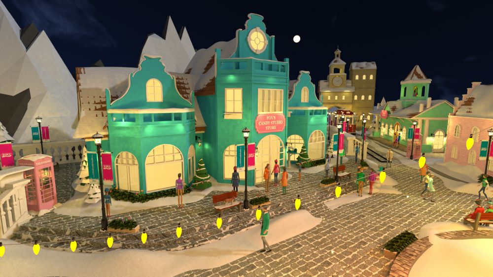 4 Fakta studio permen virtual yang didesain ala musim dingin 