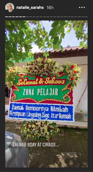 8 Momen pesta ultah Natalie Sarah ke-37, dress code-nya seragam SMA