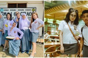 Sudah jadi ibu, gaya 9 seleb berseragam SMA ini bak siswi betulan
