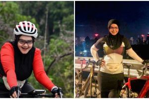 10 Pesona Siti Nurhaliza saat bersepeda, gayanya jadi sorotan