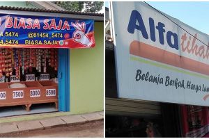10 Potret lucu nama toko kelontong ini bikin pembeli mikir keras