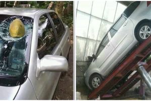 10 Momen apes pada mobil ini bikin pengendara elus dada