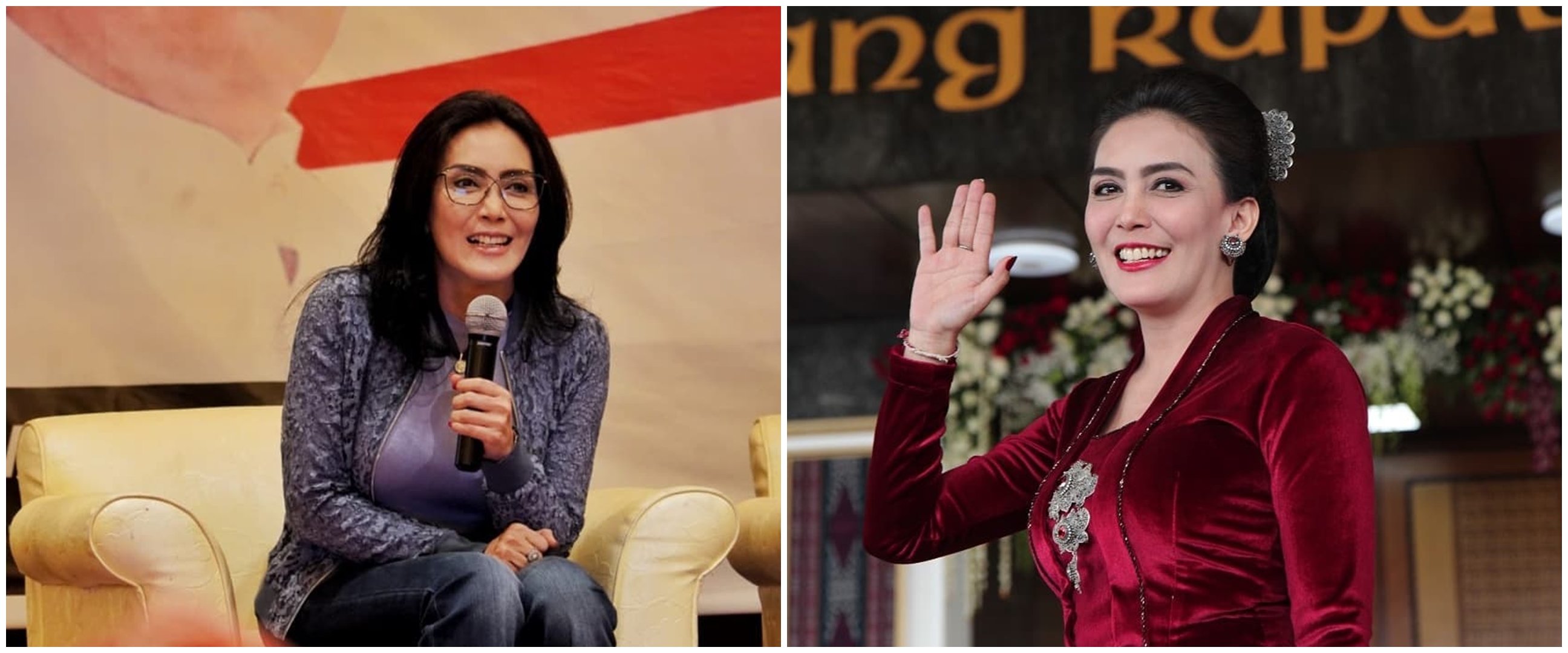 7 Potret rumah Rieke Diah Pitaloka, halaman belakangnya luas dan asri