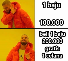 10 Meme lucu 'ketipu teknik marketing' pas belanja, pernah ngalamin?