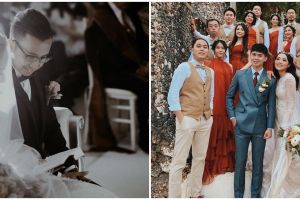 Momen pernikahan 8 eks Cherrybelle, Steffi gelar outdoor di tepi laut