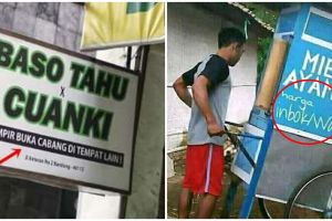 13 Pemberitahuan nyeleneh dari pedagang, bikin pembeli mikir keras