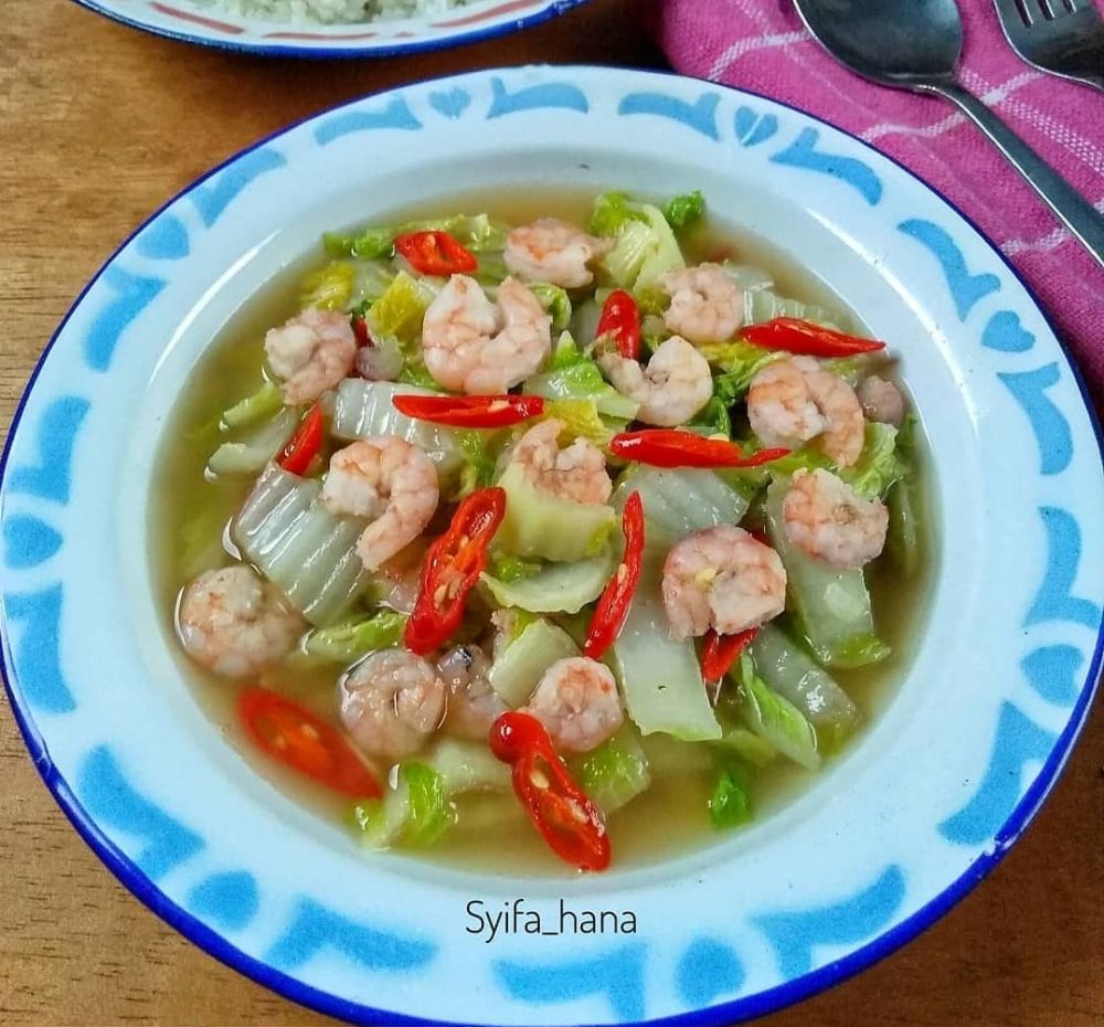 Resep kreasi udang dan sayur © Instagram Resep kreasi udang dan sayur © Instagram