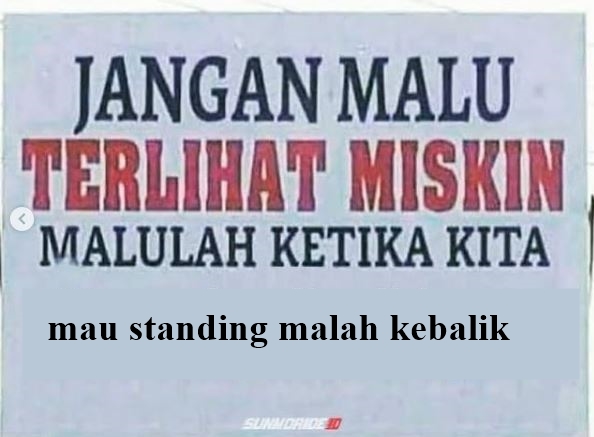 10 Quotes jangan malu terlihat miskin ala anak motor, isinya nyindir
