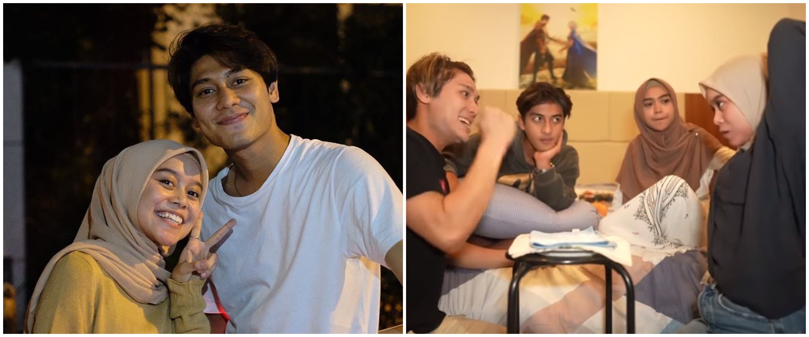 10 Momen seru Rizky Billar dan Lesty Kejora adu coret wajah