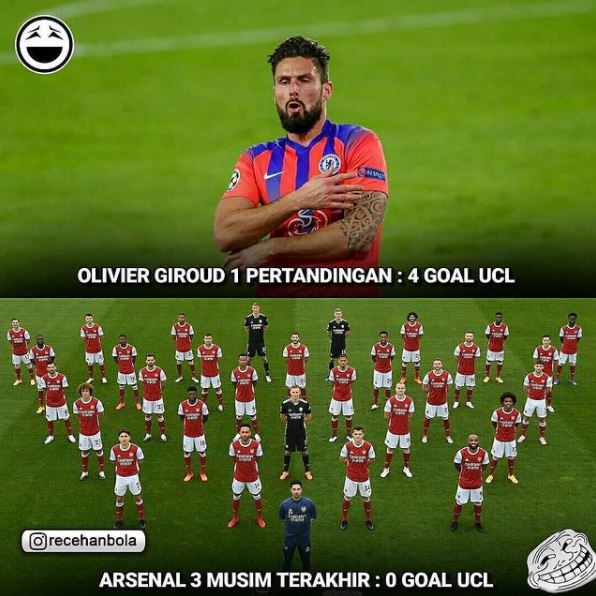10 Meme performa buruk Arsenal saat awal musim ini bikin ketawa jahat