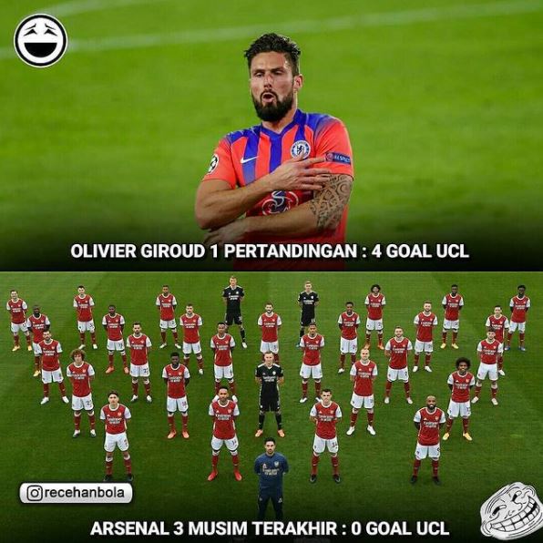 10 Meme performa buruk Arsenal saat awal musim ini bikin ...