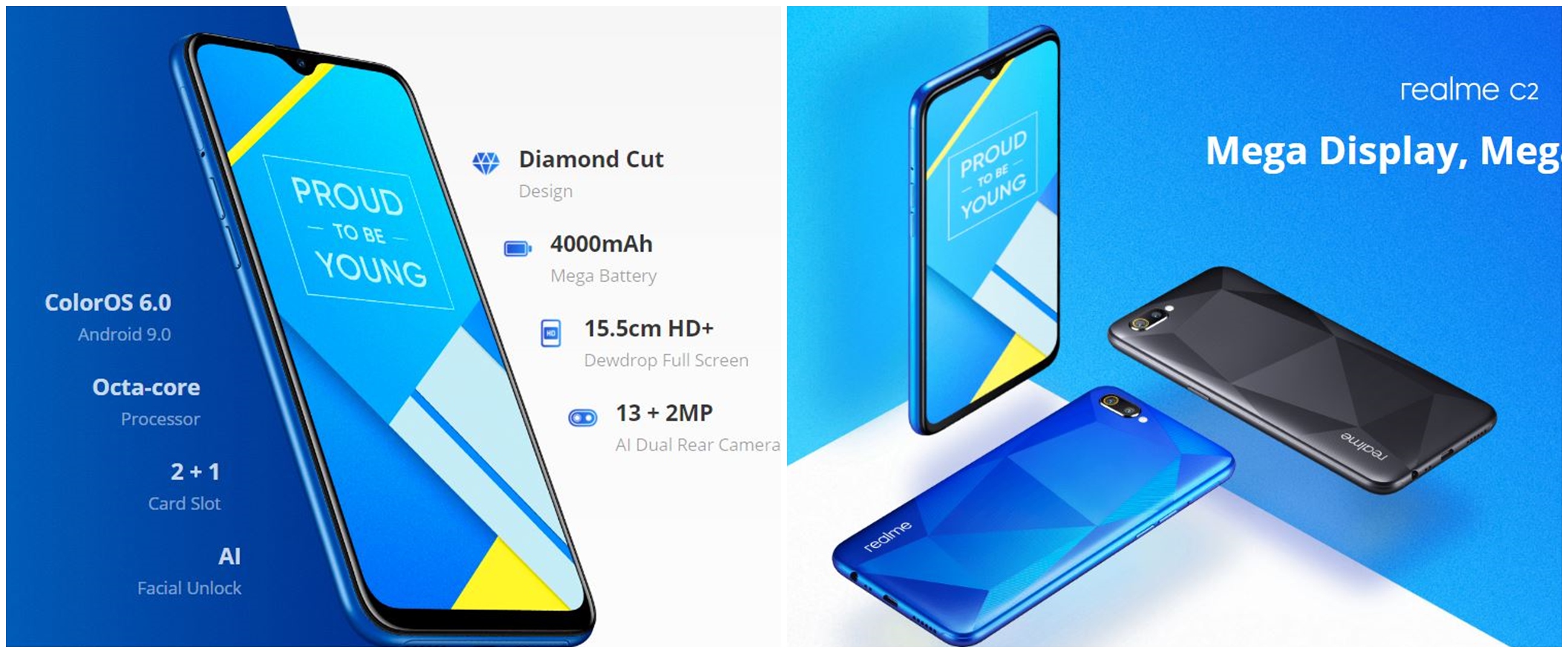Harga Realme C2, serta spesifikasi, kelebihan, dan kekurangan