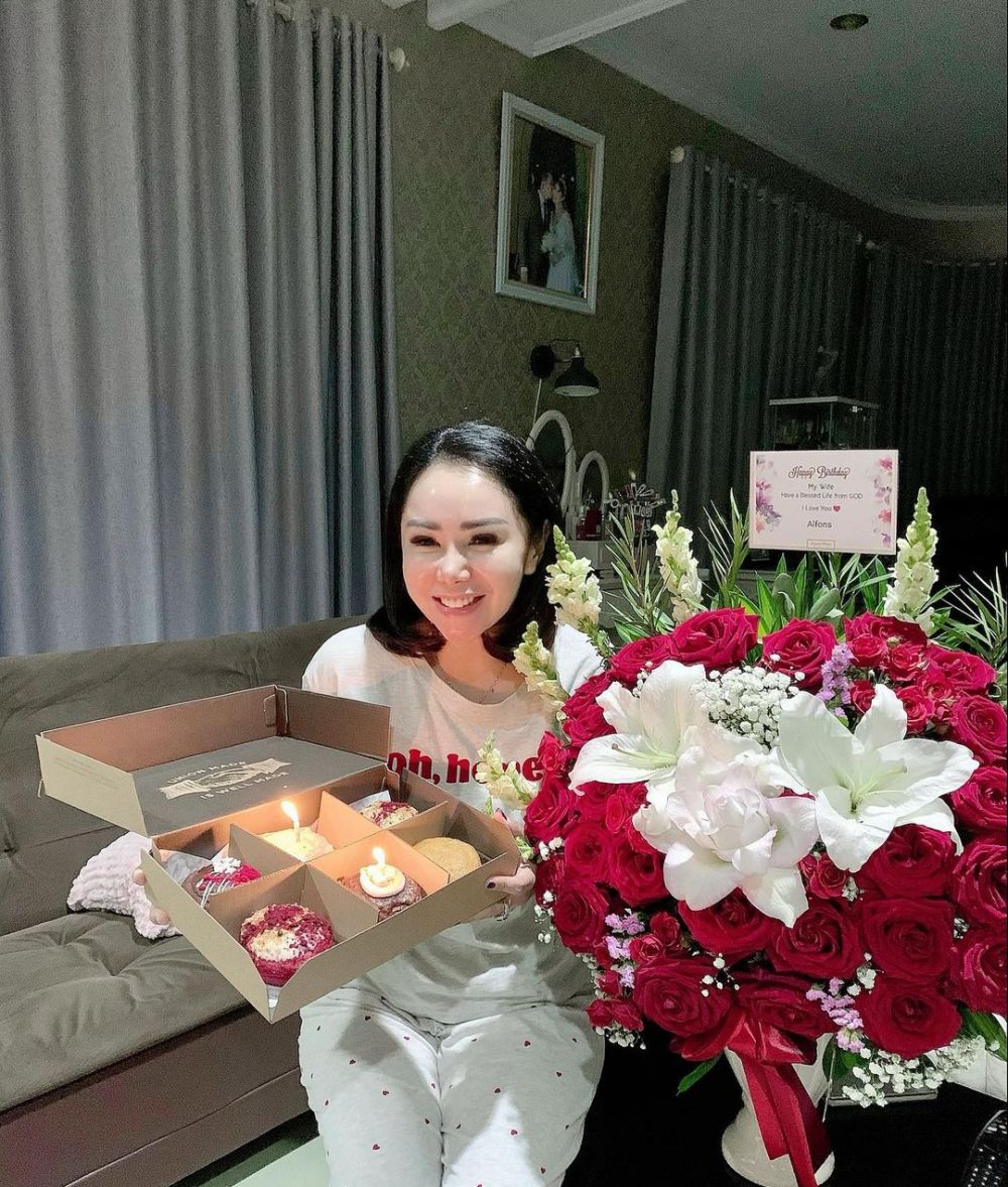 10 Momen perayaan ultah Femmy Permatasari ke-47, digelar mewah