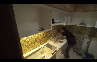 8 Potret dapur baru Tasya Kamila, elegan dengan nuansa cokelat