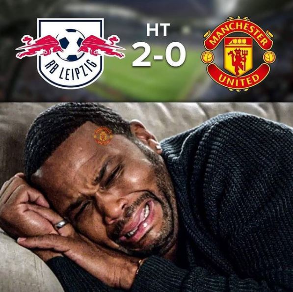 10 Meme kocak Manchester United gagal lolos fase grup UCL bikin nyesek