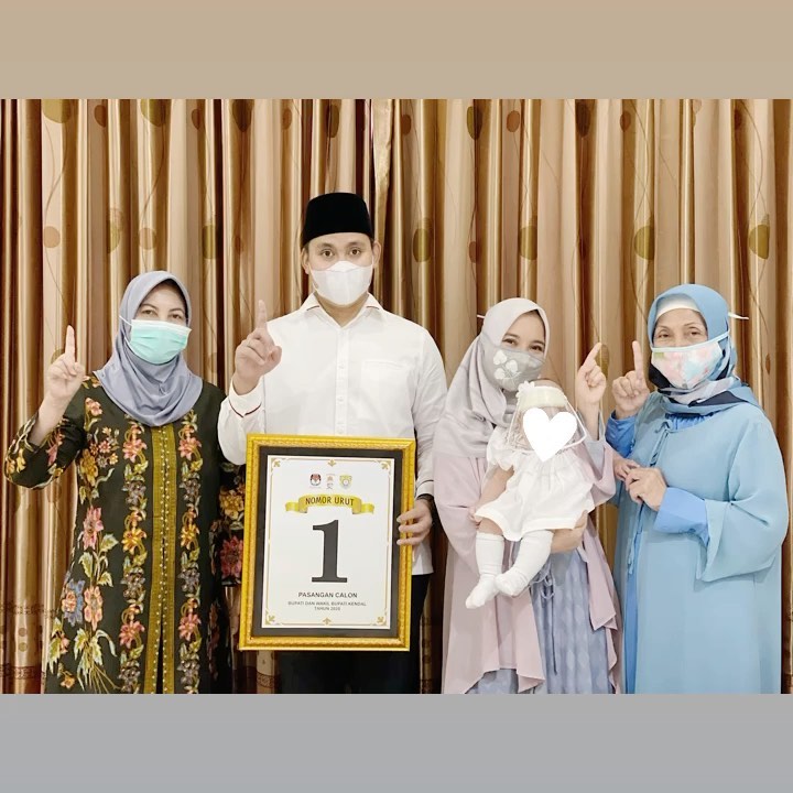 10 Momen Chacha Frederica dampingi suami bertarung di Pilkada Kendal