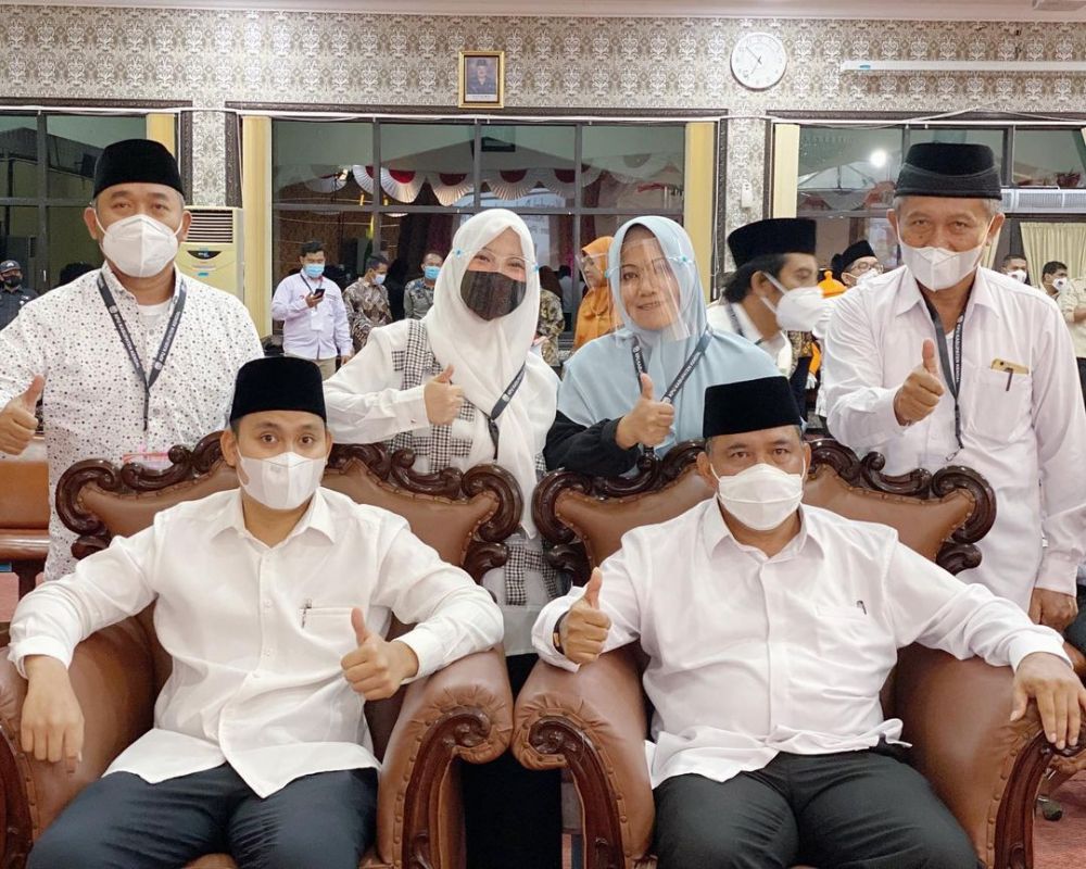 10 Momen Chacha Frederica dampingi suami bertarung di Pilkada Kendal