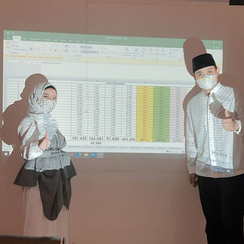 10 Momen Chacha Frederica dampingi suami bertarung di Pilkada Kendal