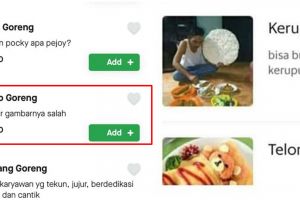 12 Gambar di menu makanan aplikasi ojek online ini absurd abis