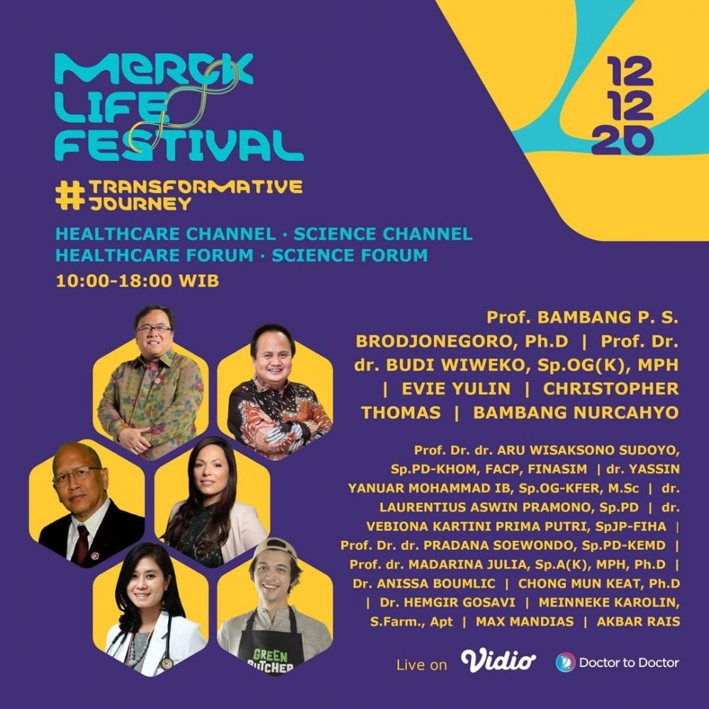 Merck akan gelar festival sains dan kesehatan virtual, yuk ikutan