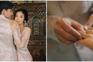 10 Momen lamaran Adipati Dolken dan Canti Tachril, penuh kebahagiaan