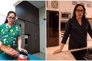 Hobi masak, intip 10 potret 3 dapur rumah Ussy Sulistiawaty