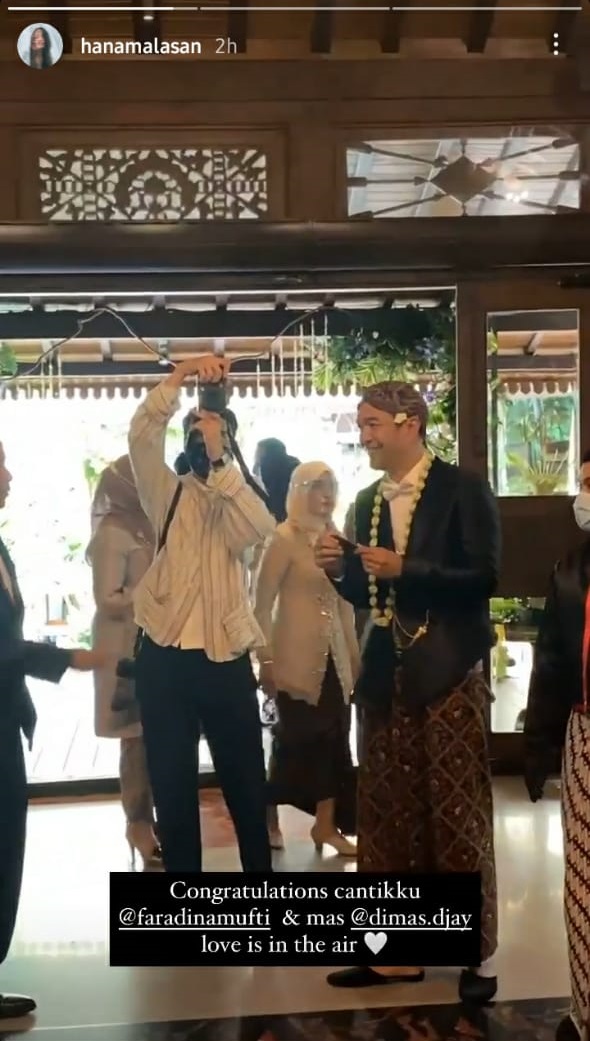 Sah, ini 7 momen pernikahan Dimas Djay dan Faradina Mufti