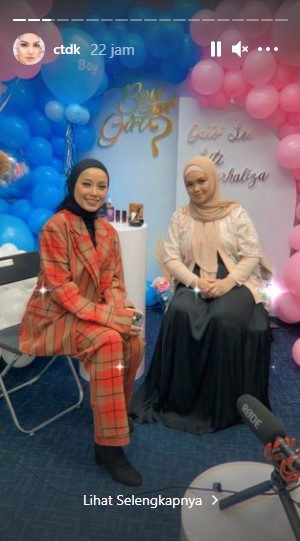 10 Momen baby shower Siti Nurhaliza, disiarkan secara live