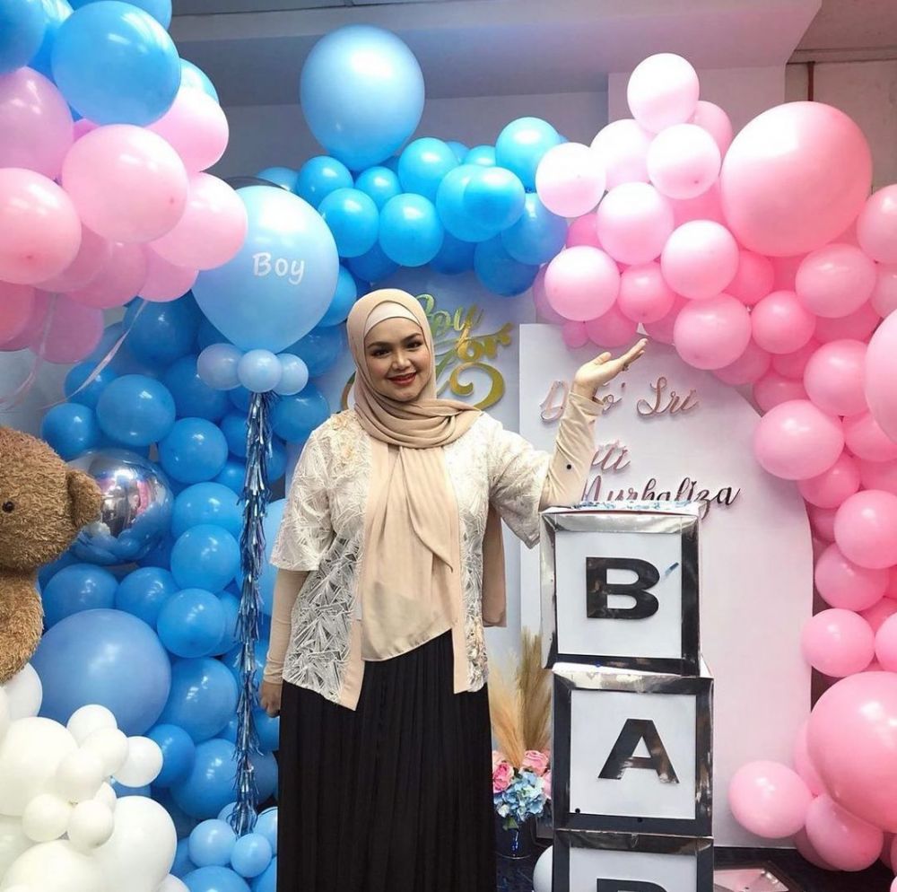 10 Momen baby shower Siti Nurhaliza, disiarkan secara live