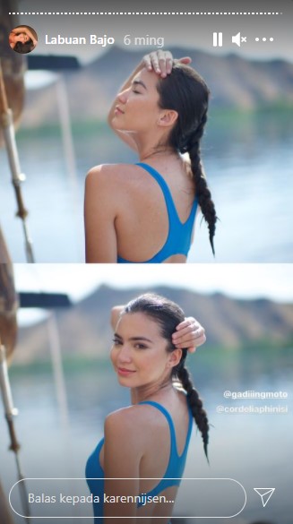 10 Pesona Karen Nijsen, model yang dekat dengan Gading Marten