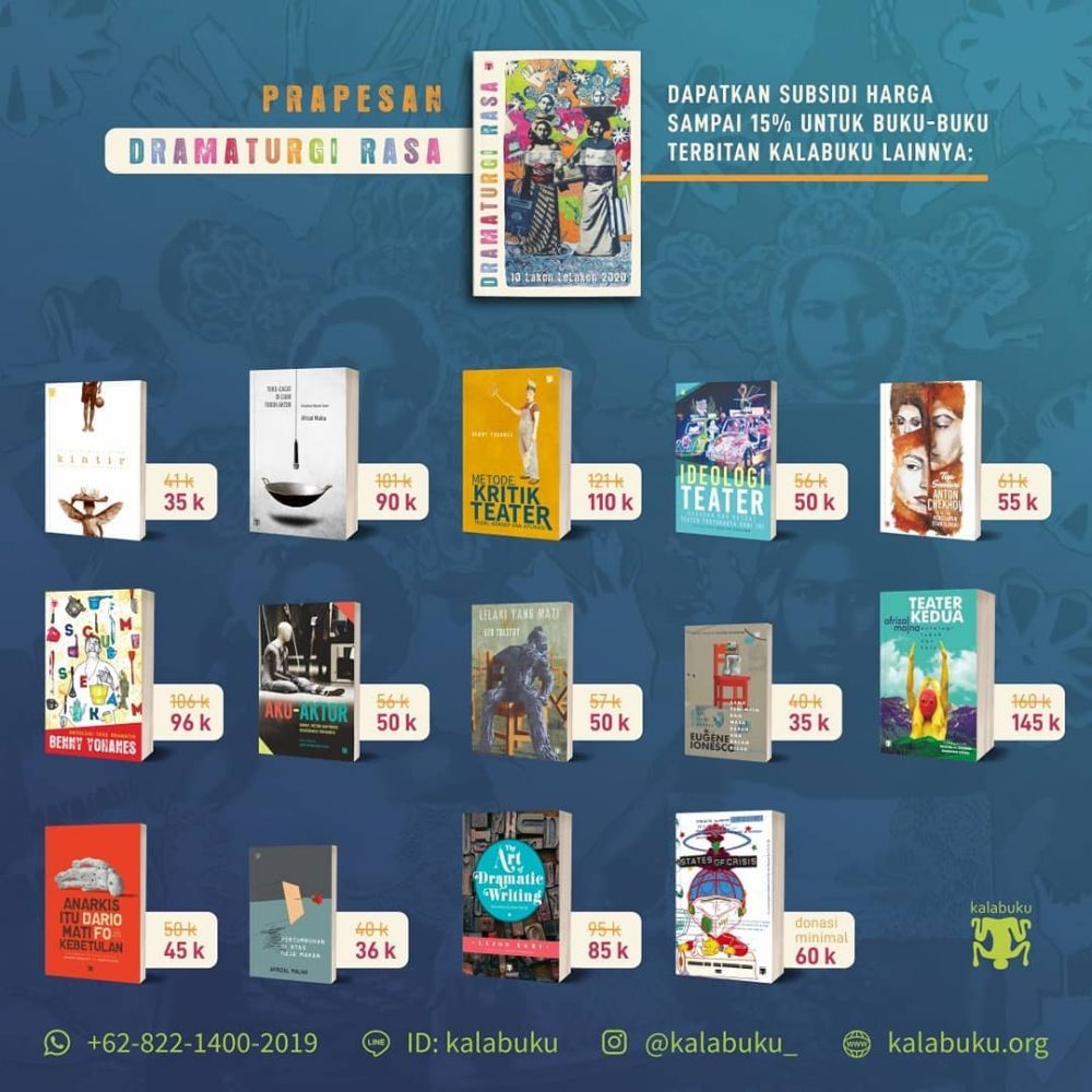 Seni panggung mati suri, begini para seniman teater bertahan