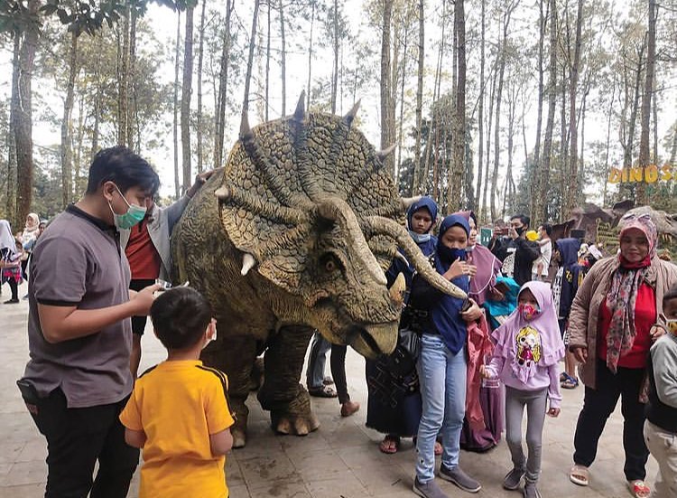 Viral video dinosaurus Triceratops di Magetan, ini faktanya 