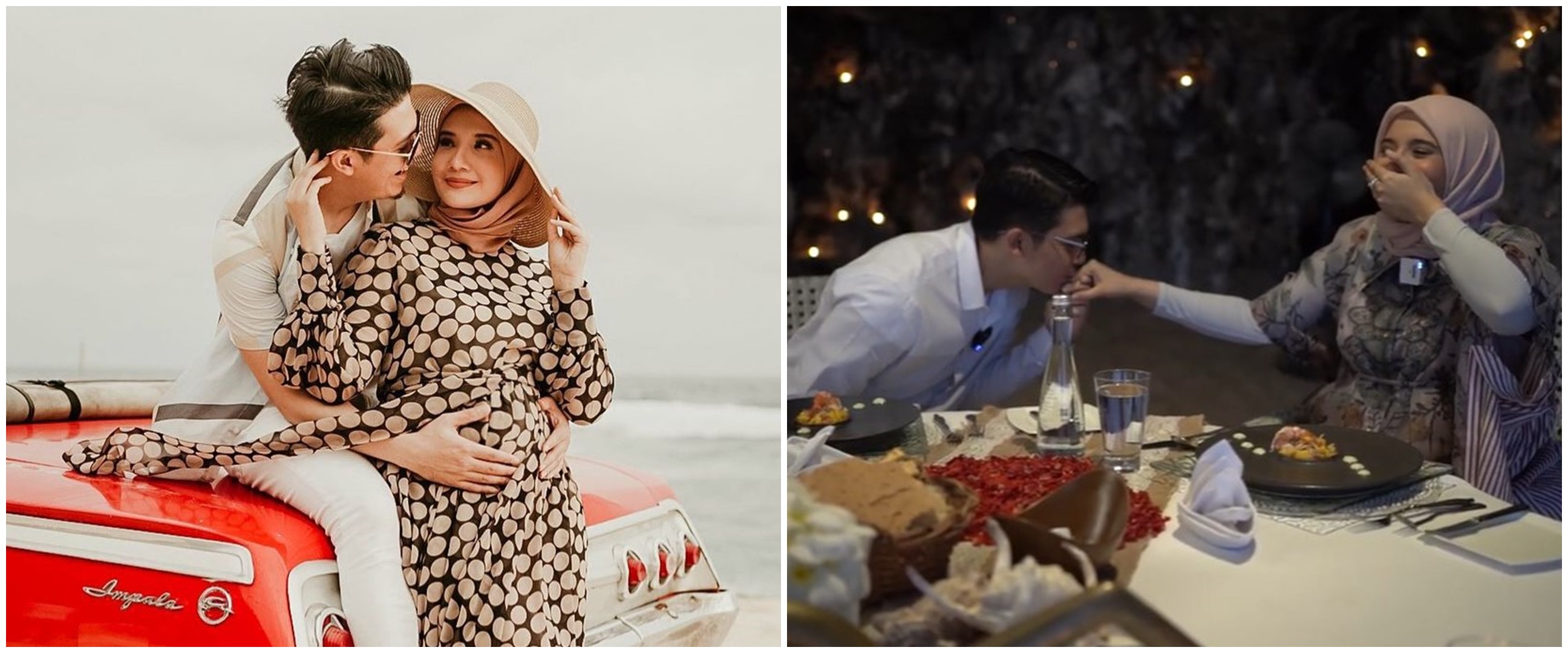 10 Momen private dinner Irwansyah dan Zaskia Sungkar, bikin haru