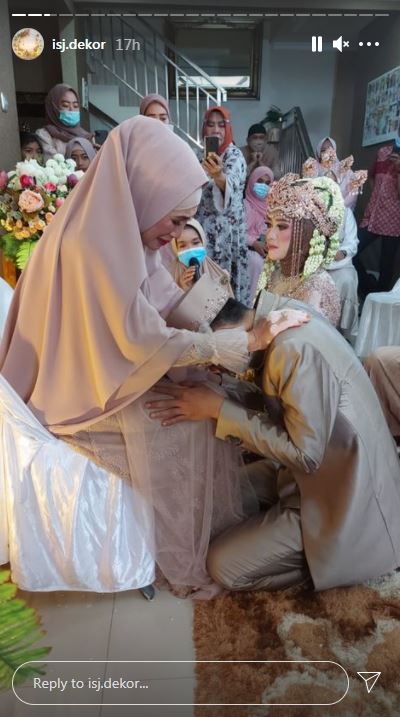 9 Momen akad nikah Meggy Wulandari & Mamad Muhammad, penuh kebahagiaan