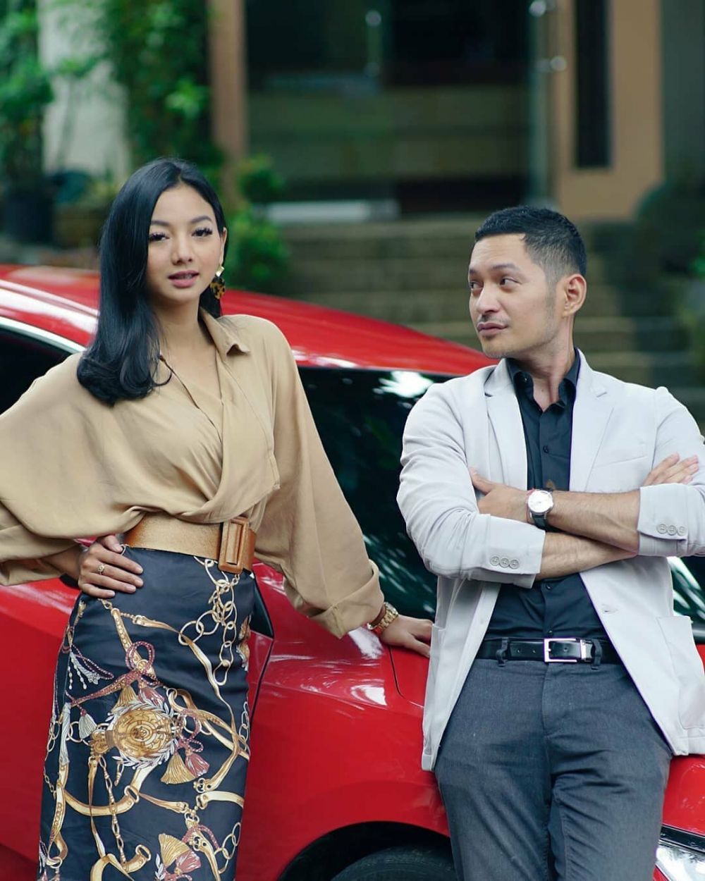 8 Momen Glenca Chysara dan Evan Sanders di luar syuting