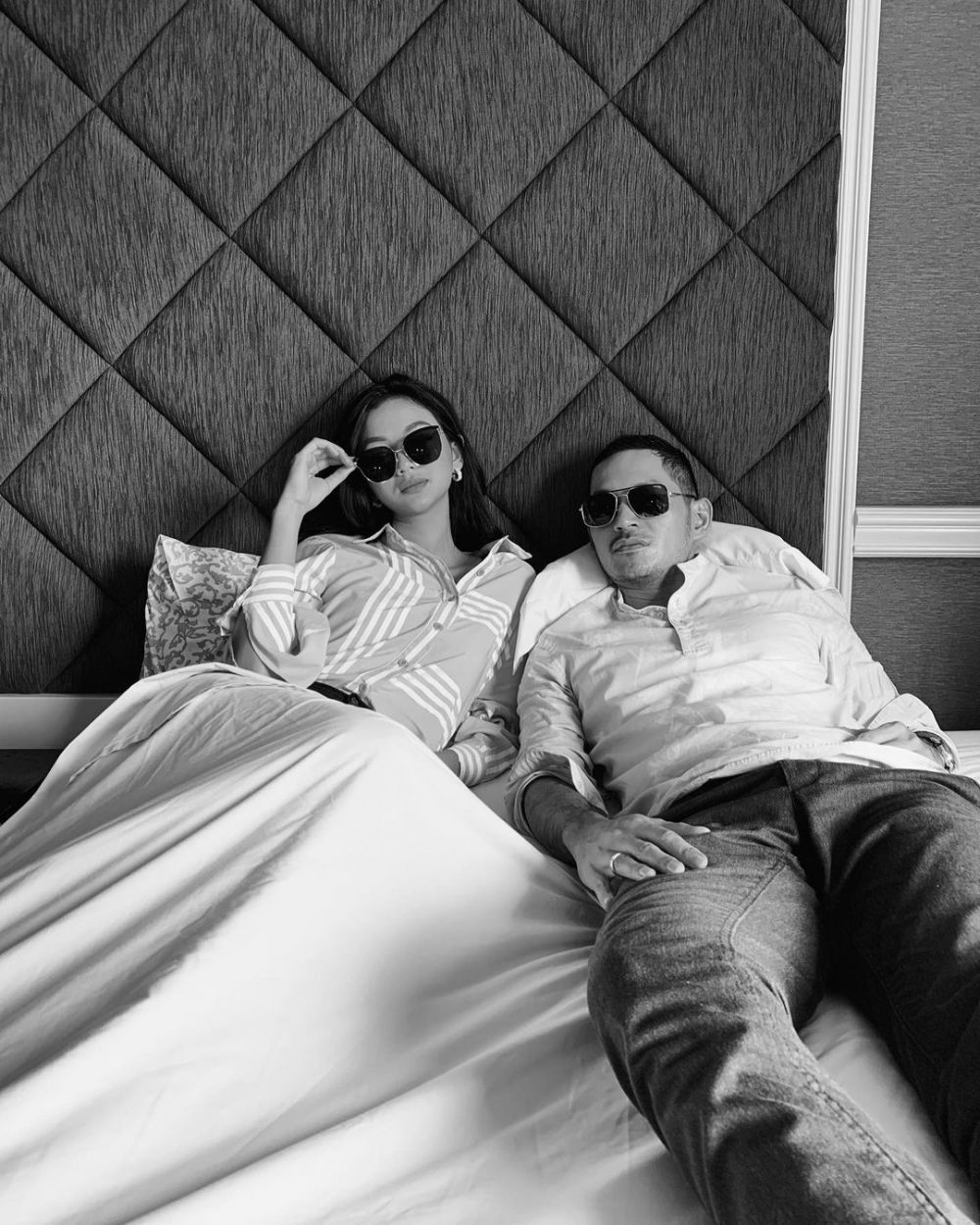 8 Momen Glenca Chysara dan Evan Sanders di luar syuting