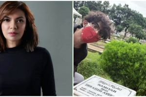 Momen Najwa Shihab ziarah ke makam putrinya, penuh haru