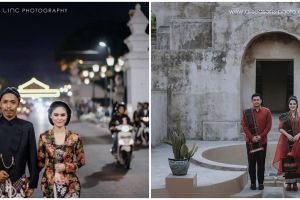 Beda gaya 8 seleb prewedding di Jogja, Billy Davidson tampil elegan