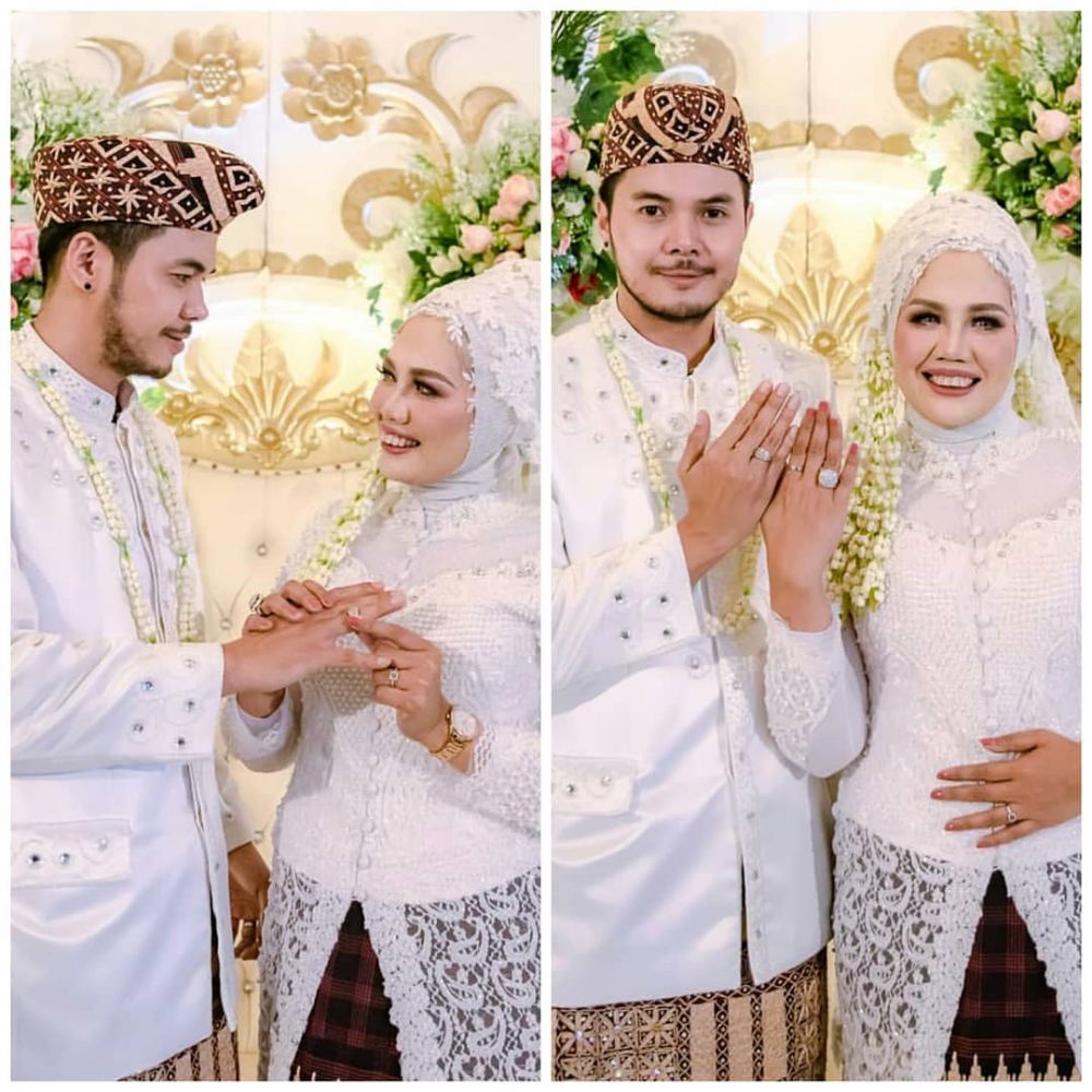 10 Momen pernikahan Elly Sugigi dan Aher, penuh kebahagiaan