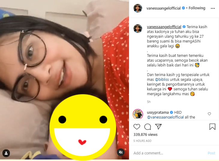 5 Momen ulang tahun Vanessa Angel, penuh kebahagiaan