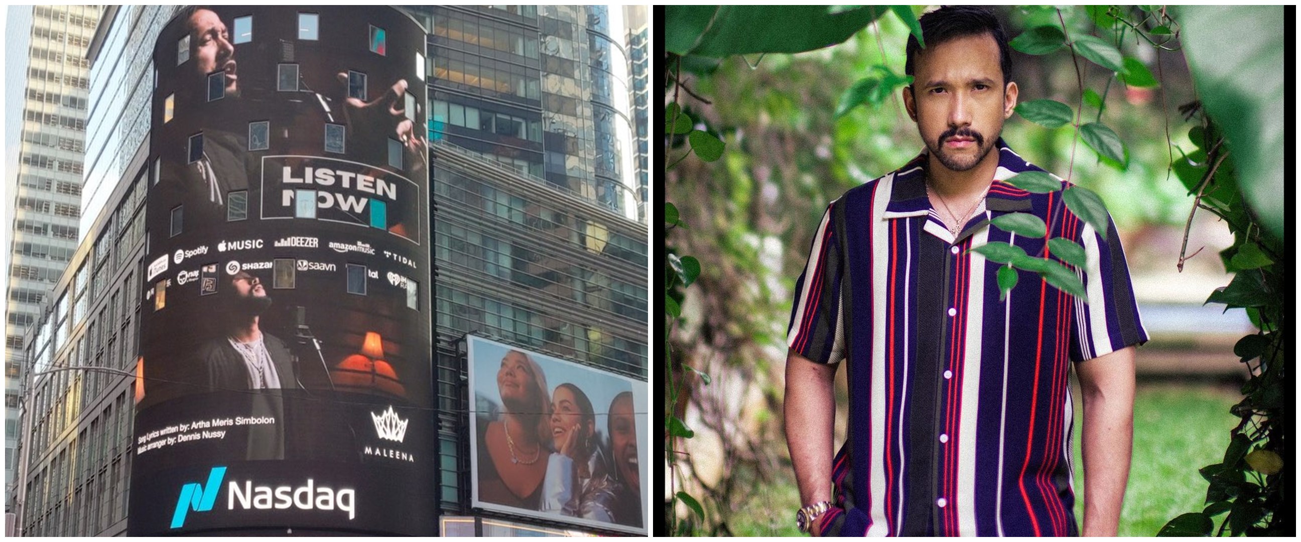 Heboh wajah Maruli Tampubolon terpampang di Times Square New York